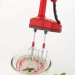 Manual powerful hand blender blue