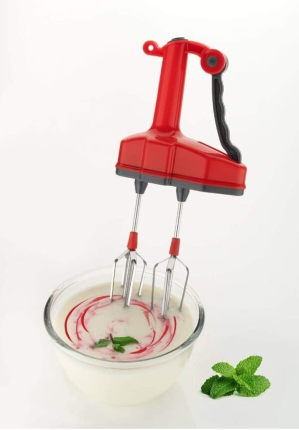 Manual powerful hand blender blue