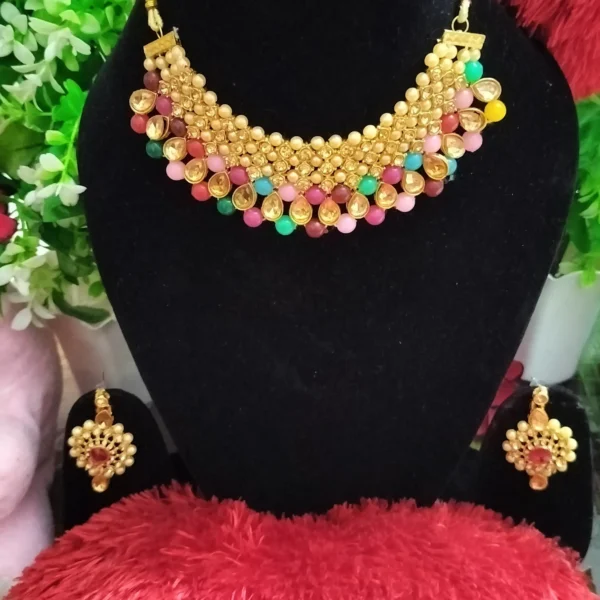 Multi Coloured Necklace Set