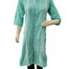 Trendy Chikan Embroidery cotton Kurti (kurta only) (Copy) - Image 3