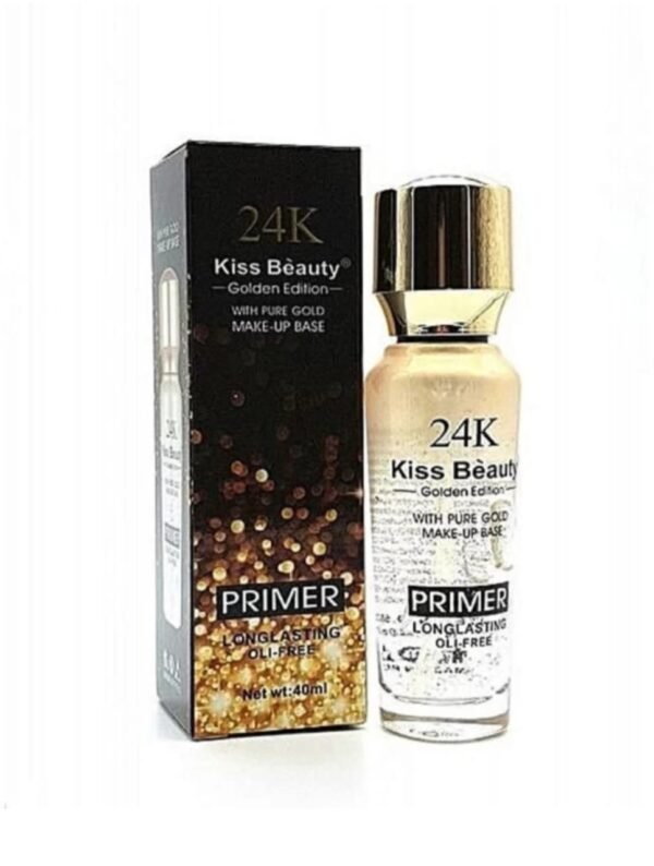 Kiss Beauty primer24k Primer - 40 ml (Gold) (Pack of 1) - Image 4