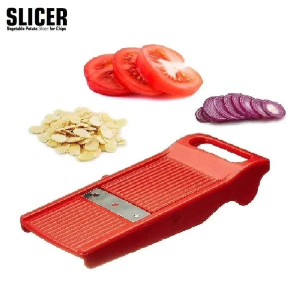 Red Multi Vegetable Slicer, For Home set of 2 - Image 4