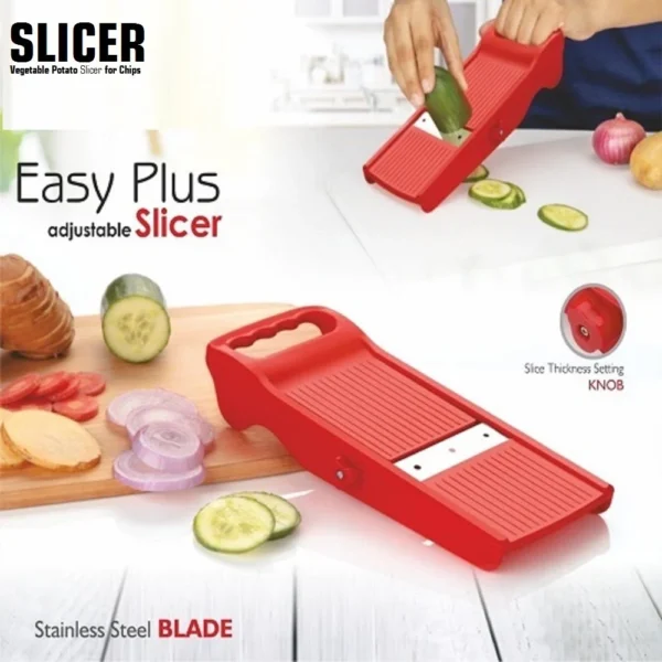 Red Multi Vegetable Slicer, For Home set of 2