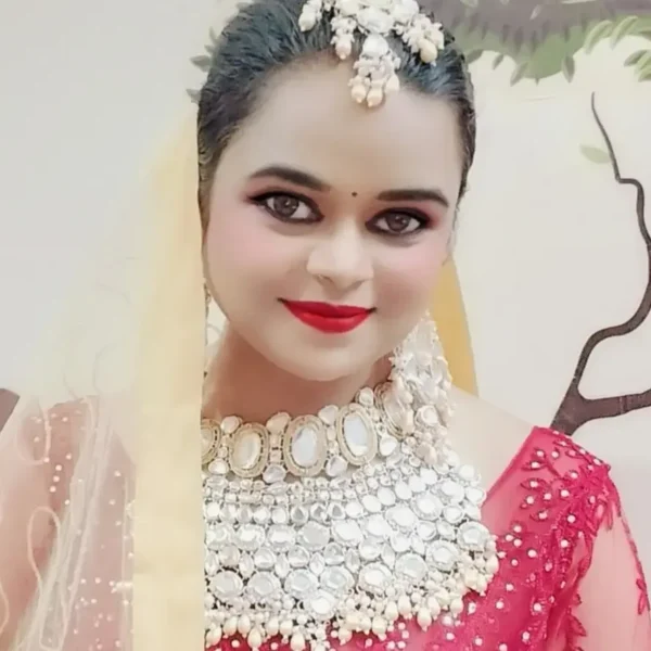 Semi Bridal Necklace set AD Necklace Set - Jewellery Set for Women, Girls for parties Wedding and Festive