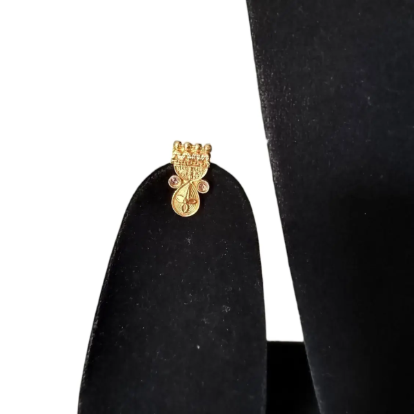 Gold Plated Copper Necklace Set 21 Cm - Image 3