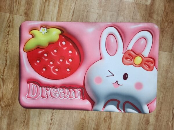 Bathroom Door Mat | Soft Door Mat | 3D Visual Absorbent Mat | Flower Floor Mat | Bath Mat | Super Absorbent Soft Carpet | Quick Dry Dirt Barrier for Home & Office mat| Pack of 1 | (DESIGNS MAY VARY AS PER STOCK)
