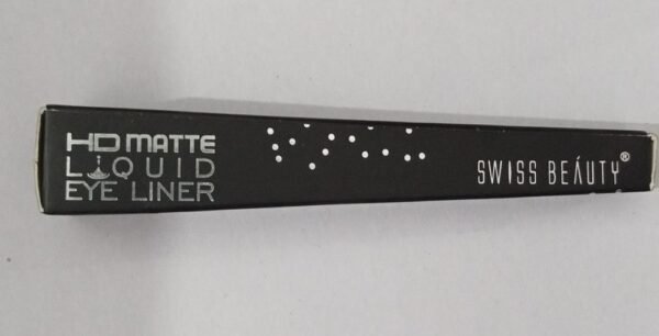 Black Swiss Beauty HD Matte Liquid Eye Liner 2.5ml (pack of 1 ) - Image 5