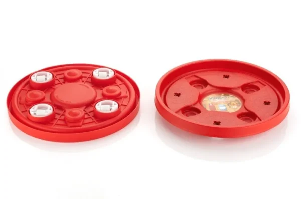 Multipurpose LPG Cylinder Trolley Easily Movable Stand with Wheels, Gas Cylinder Stands and Water Jug Stand (Red) (Single Pcs) - Image 2