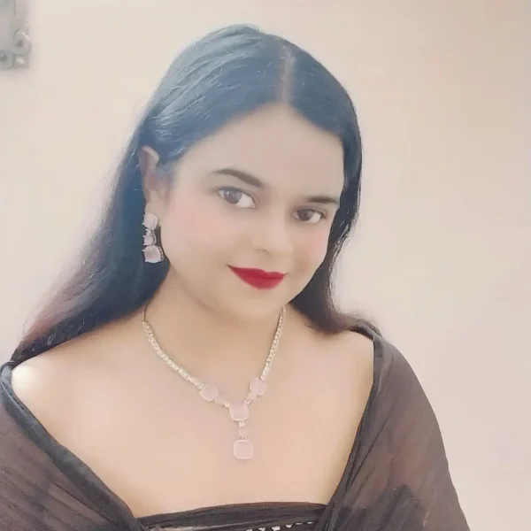 Beautiful AD Necklace Set (Baby Pink Colour) Silver Plated Green American Diamond Studded Best Suits for Party, Wedding and Festive Occasions