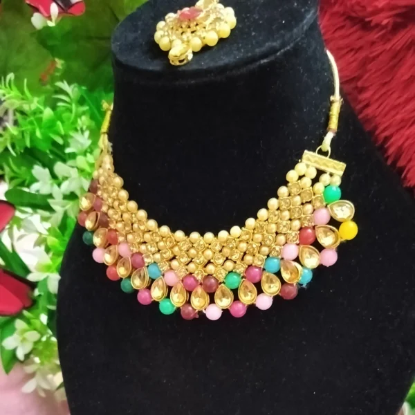Multi Coloured Necklace Set - Image 3