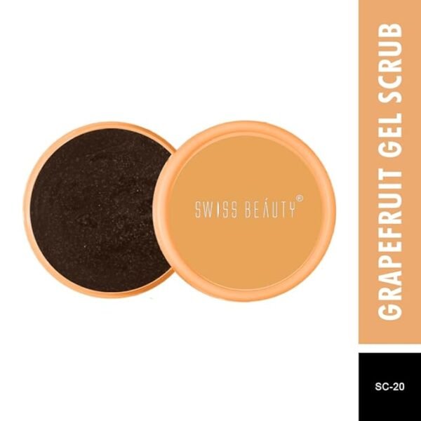 SWISS BEAUTY Skin Brightening & Revitalizing Gel Face Scrub (Grapefruit, 80g) Scrub (80 g) Revitalising - Removes Dead Skin - Image 2