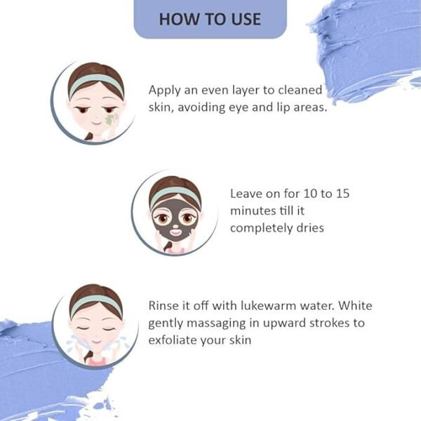 Swiss Beauty Anti Ageing Blueberry Clay Face Mask | Pores Cleansing Face Pack For Glowing Skin | For All Skin Types |100 Gm - Image 5
