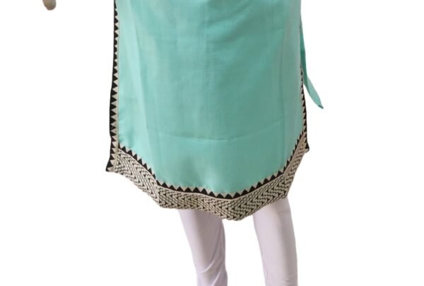 Amazing Green kurti(kurta only) blend cotton - Image 5