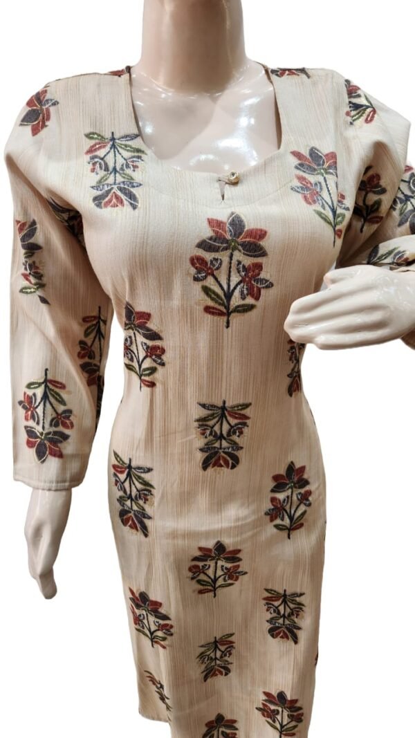 Attractive Formal and daily wearing kurti for women(kurta only), blend cotton , single