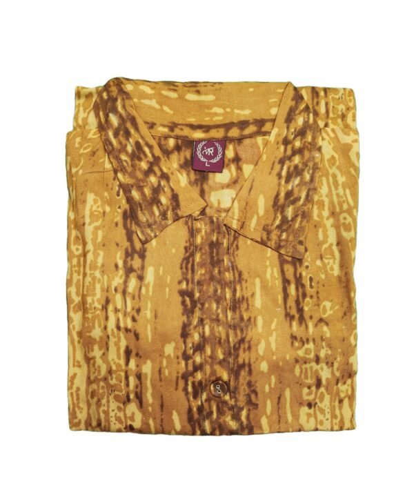 Mustard Co-ord Set for Women's 2 Piece Co-Ord Set | Cord Sets | Formal Co ord Set for WomenS / Rayon Night Suit - Image 3