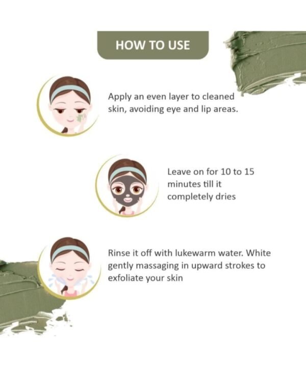 Swiss Beauty Anti Acne Mint Clay Face Mask |Treats Active Acne And Pimples |For Oily Acne-Prone Skin Type | 100 Gm - Image 3