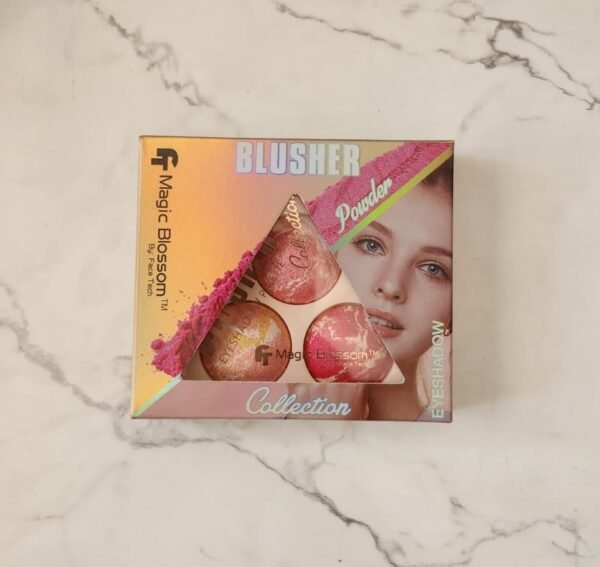 BLUSHER - Magic Blossom Face by Tech HIGH QUALITY BLUSHER | Highly Pigmented And Easy To Blend Shades | Shade - 3 Packaging Size: 6 g (Pack of 1) - Image 2