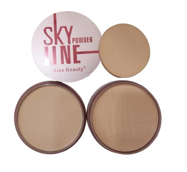 Kiss Beauty Matte Sky Line Compact Powder 2 in 1 For Dry & Oily Skin Fair Women And adult Girl - 1 Powder & 1 Concealer 20g (Pack of 1) - Image 4