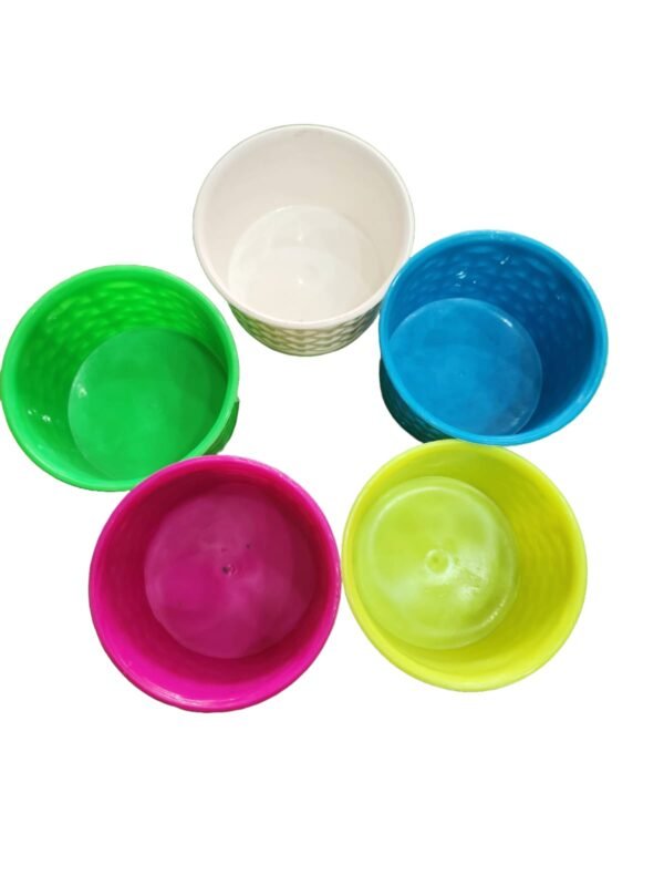 Plastic Storage Container, Set of 5 Food Jars for kitchen | Plastic Grocery Container | Plastic Kitchen Container (250 Ml) - Image 2