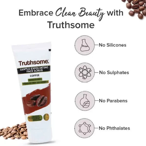Truthsome Gentle Exfoliating Face Scrub - For All Skin Types, for Men/Women Scrub (100 ml) - Image 4