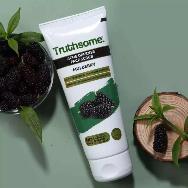 Truthsome Acne Defense Face Scrub - For Acne Prone Skin , for Men/Women Scrub (100 ml)
