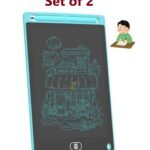 Toy Imagine 8.5″ LCD Writing Tablet Toys for Kids Electronic Note Scribble Doodle Board Drawing Rough Writing Pad Digital Magic Slate Best Return Birthday Gift for Girls & Boys(Age : 3+ Years) (Set of 2)