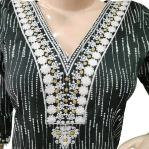 Amazing black kurti(kurta only) blend cotton