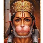 Hanuman Crystal Painting