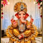 Ganesh Crystal Painting