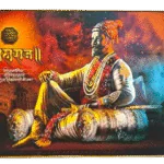 Shivaji Crystal Painting