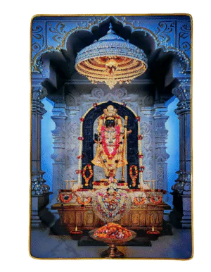 Premium Shri Ram Crystal Wall Painting with Epoxy Gloss Finish & Gold Slim Frame | Embossed HD Wall Art for Living Room, Bedroom & Pooja Room | 12 x 18 Inch